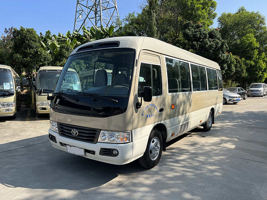 qualidade  10-23 Seats Used Coster Bus  Manual Transmission With Comfortable Seating fábrica