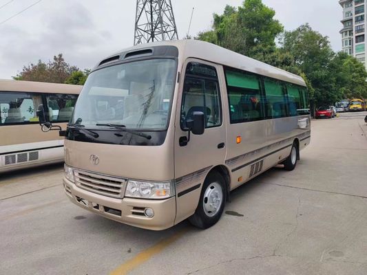 23 Assentos Autobus de montanha-russa usado com caixa de transmissão manual de janela de vedação