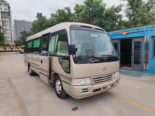23 Assentos Autobus de montanha-russa usado com caixa de transmissão manual de janela de vedação