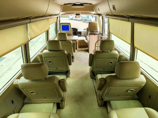 23 Assentos Autobus de montanha-russa usado com caixa de transmissão manual de janela de vedação