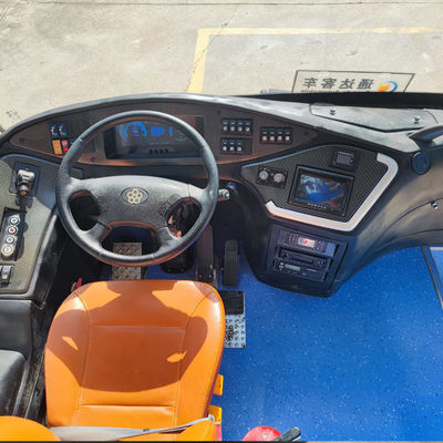 Autobus elétrico usado de Guangtong de 46 lugares Autobus de viagem usado produzido em dezembro de 2017