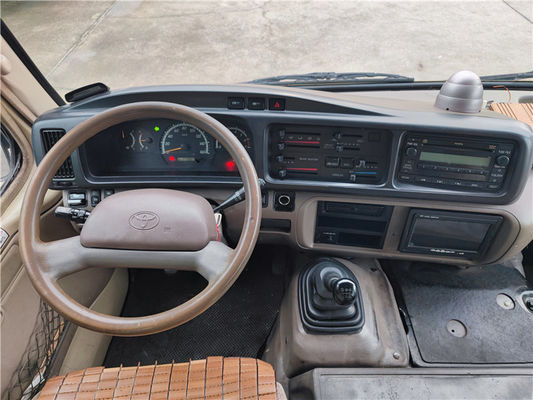 Toyota Diesel de segunda mão ônibus de luxo de 23 lugares série de montanha-russa