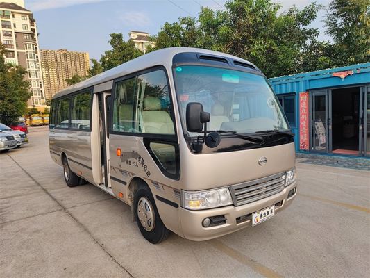 Carrinha diesel usada de 23 lugares, Toyota minibus de segunda mão.