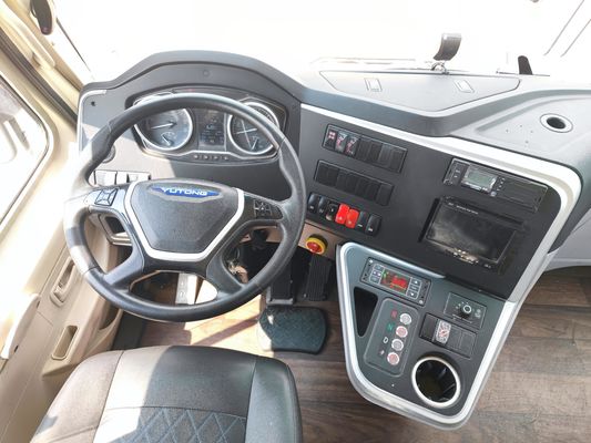 Autocarros de luxo elétricos usados 31 lugares com transmissão automática
