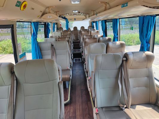 Autocarros de luxo elétricos usados 31 lugares com transmissão automática