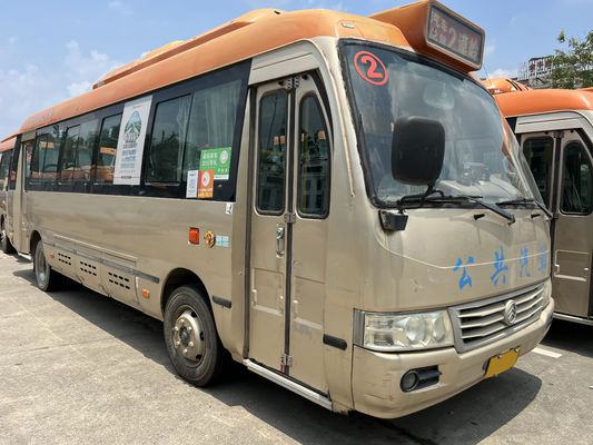 Golden Dragon 8m Elétrico Utilizado Ônibus Urbano 25 Assentos Para Transporte Público