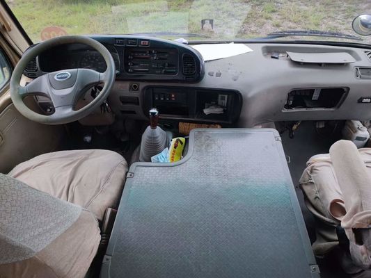 King Long Usado 23 Assentos Autobus Confiável de segunda mão Modelo de montanha-russa Direção à esquerda