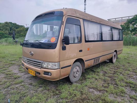 King Long Usado 23 Assentos Autobus Confiável de segunda mão Modelo de montanha-russa Direção à esquerda