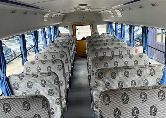YuTong 46 assentos autocarro escolar renovado transmissão manual amarelo