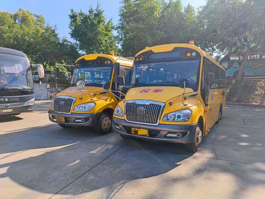 34 lugares YuTong autocarro escolar de segunda mão combustível diesel com motor V6