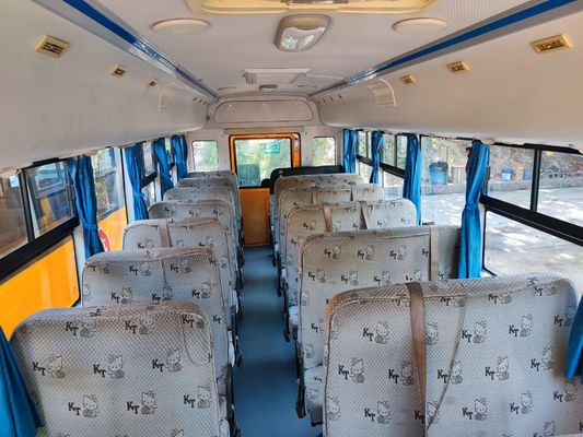 34 lugares autocarro escolar de segunda mão combustível diesel com motor V6