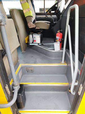 Diesel de segunda mão escola Van 36 lugares ônibus usados posição de direção LHD