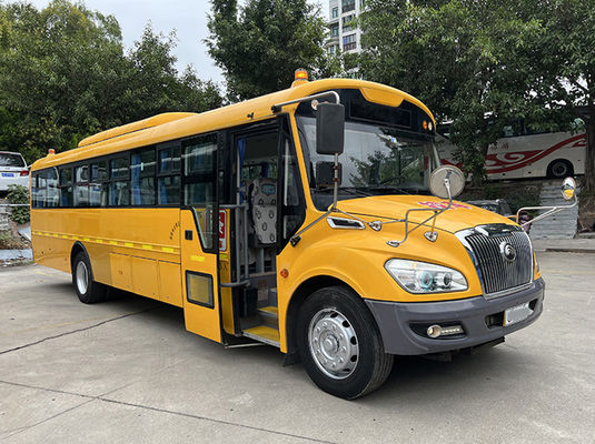 Ônibus escolares usados amarelos 46 lugares Transmissão manual Ônibus usados YuTong