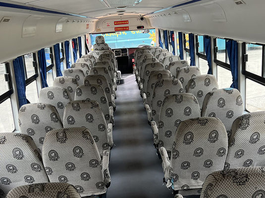 Ônibus escolares usados amarelos 46 lugares Transmissão manual Ônibus usados YuTong