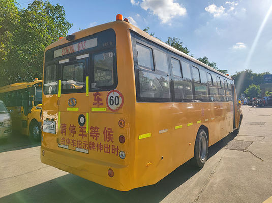 Ônibus escolares usados Shaolin 56 lugares LHD Direção de posição com transmissão manual