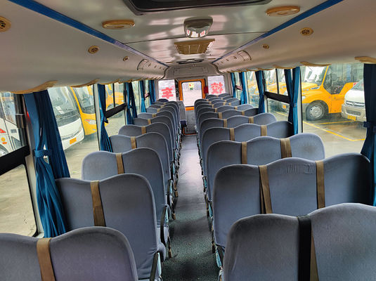 Diesel Euro 4 Autobus escolar aposentado Dongfeng 56 lugares Autobus escolar amarelo