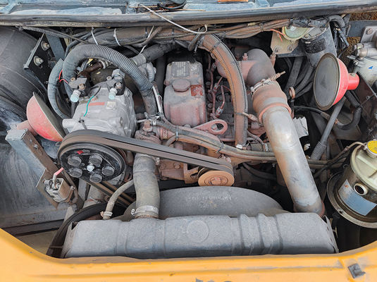 Diesel Euro 4 Autobus escolar aposentado Dongfeng 56 lugares Autobus escolar amarelo