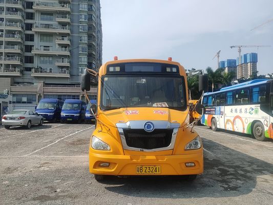 Autobuses escolares usados ShenLong 36 lugares LHD Posição de direção Diesel Tipo de combustível