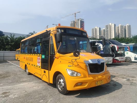 Autobuses escolares usados ShenLong 36 lugares LHD Posição de direção Diesel Tipo de combustível