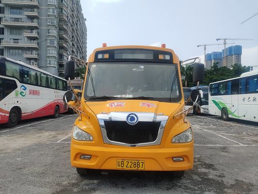 ShenLong 31 assentos autocarro escolar reformado LHD autocarro escolar de segunda mão para venda