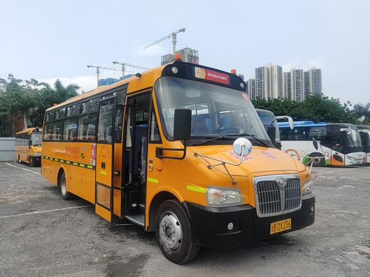 Shang Rao Usado Ônibus de 52 lugares LHD Posição de direção Diesel Ônibus escolares pré-propriedade