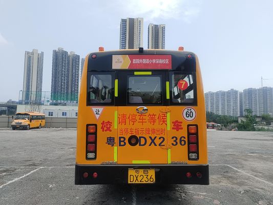 Shang Rao Usado Ônibus de 52 lugares LHD Posição de direção Diesel Ônibus escolares pré-propriedade