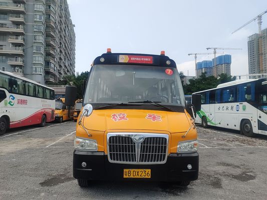 Shang Rao Usado Ônibus de 52 lugares LHD Posição de direção Diesel Ônibus escolares pré-propriedade