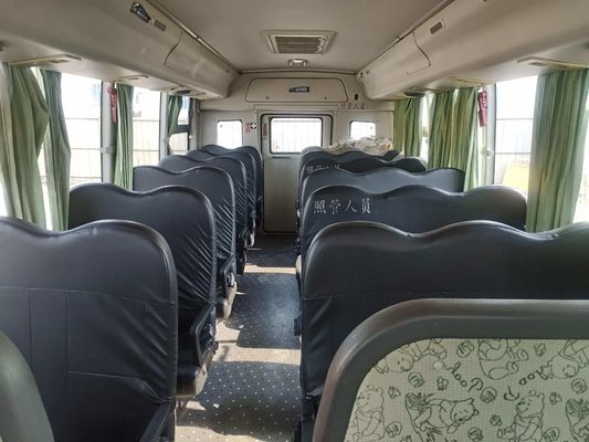 Ônibus King Long de 32 lugares de segunda mão Ônibus escolar amarelo Tipo de combustível diesel