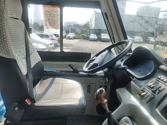 Ônibus King Long de 32 lugares de segunda mão Ônibus escolar amarelo Tipo de combustível diesel