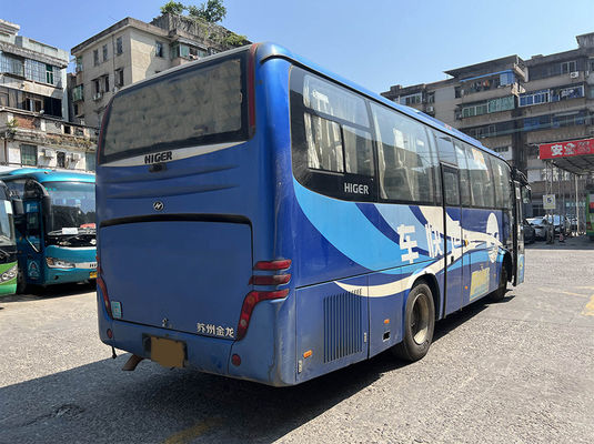 Ônibus turístico diesel usado 37 lugares 2 portas LHD Euro 4 com transmissão manual