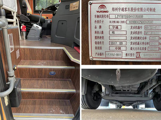 2017 Yutong 46 lugares Usados Luxury Coaches Euro 5 Direção esquerda Diesel