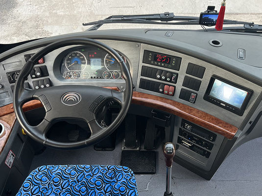 Autocarro de passageiros manual usado 47 lugares autocarro interurbano de segunda mão grande