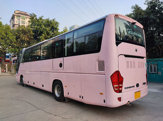 Luxo rosa usados Yutong ônibus Euro 5 LHD usados ônibus diesel Shuttle para venda