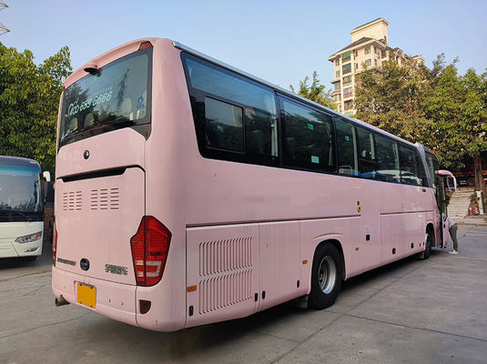 Luxo rosa usados Yutong ônibus Euro 5 LHD usados ônibus diesel Shuttle para venda