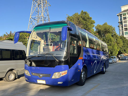 Yutong Blue Used Coaster Bus 51 assentos Euro 4 Standard de emissões