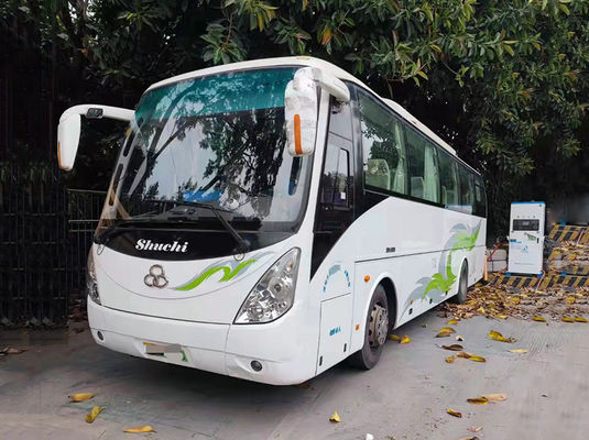 Autocarros elétricos de passageiros usados de 46 lugares Autocarros interurbanos de médio porte usados