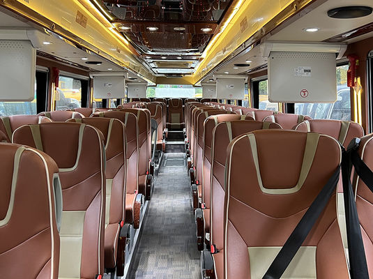 Autocarros manual usados a diesel, autocarro de 50 lugares de segunda mão certificado ISO