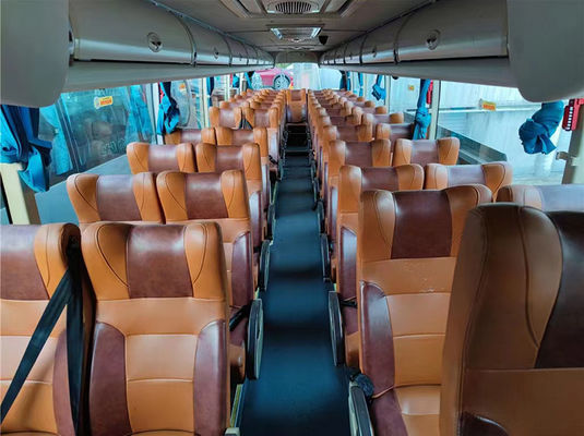 Autocarro Euro 5 de segunda mão a GNC 51 lugares Yutong Autocarro particular grande usado