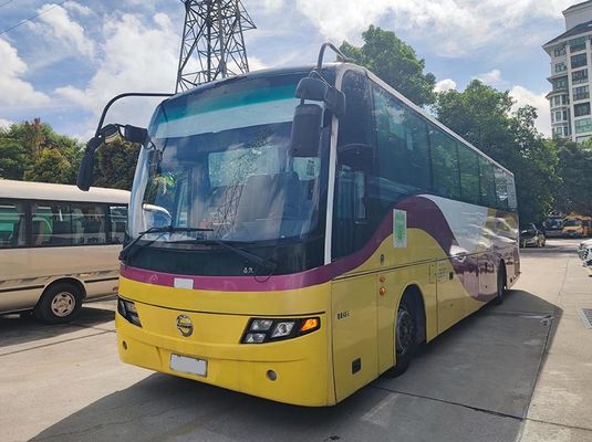 Transmissão manual Autobus de luxo usado 100 km/h Velocidade máxima Servo de combustível diesel 49 lugares