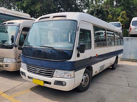 LHD 23 lugares Usado ônibus de montanha-russa, Toyota Usado ônibus diesel