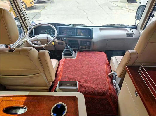 11 lugares Toyota Coaster Minibus de segunda mão com transmissão manual