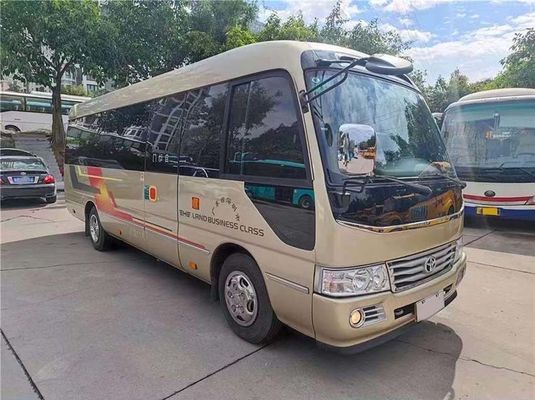 Autocarro Toyota Usado a gasolina 11 lugares Autocarro Toyota Coaster Usado ISO aprovado