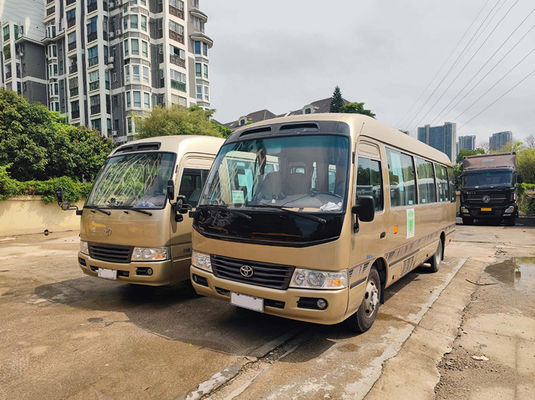 1 porta Usado Toyota Bus Transmissão manual 10-23 assentos Modelo de montanha-russa