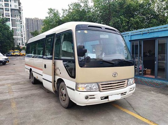 Autocarro de montanha-russa usado a gasolina 23 lugares Autocarro pré-propriedade ISO aprovado