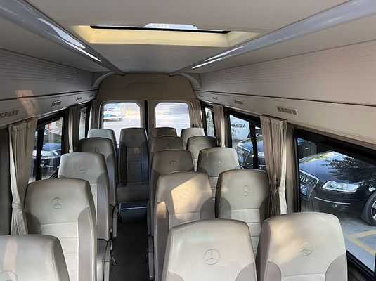 Benz 17 assentos Autobus de segunda mão Tipo de transmissão manual Vans de passageiros usados