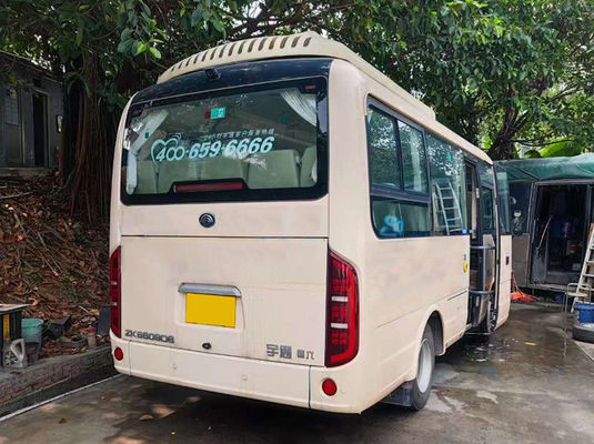 15-23 lugares Minibus usado, LHD minibus de segunda mão com transmissão manual
