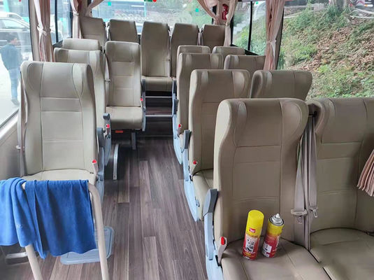 15-23 lugares Minibus usado, LHD minibus de segunda mão com transmissão manual
