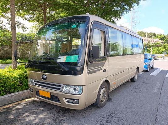 Diesel 19 lugares Vans de propriedade anterior, manual de segunda mão de passageiros Van