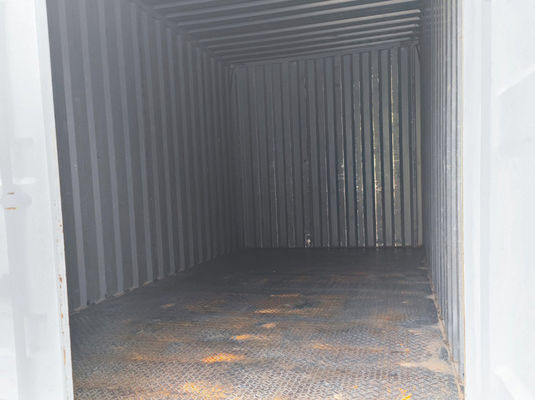 Manual branco Vans de carga pré-propriedade Diesel Isuzu Vans de carga usados Box Truck