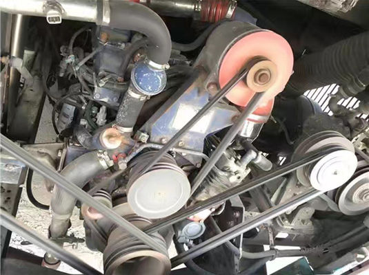 Ônibus de passageiros usado com motor Yucai, 47 lugares, transmissão manual, ônibus urbano usado